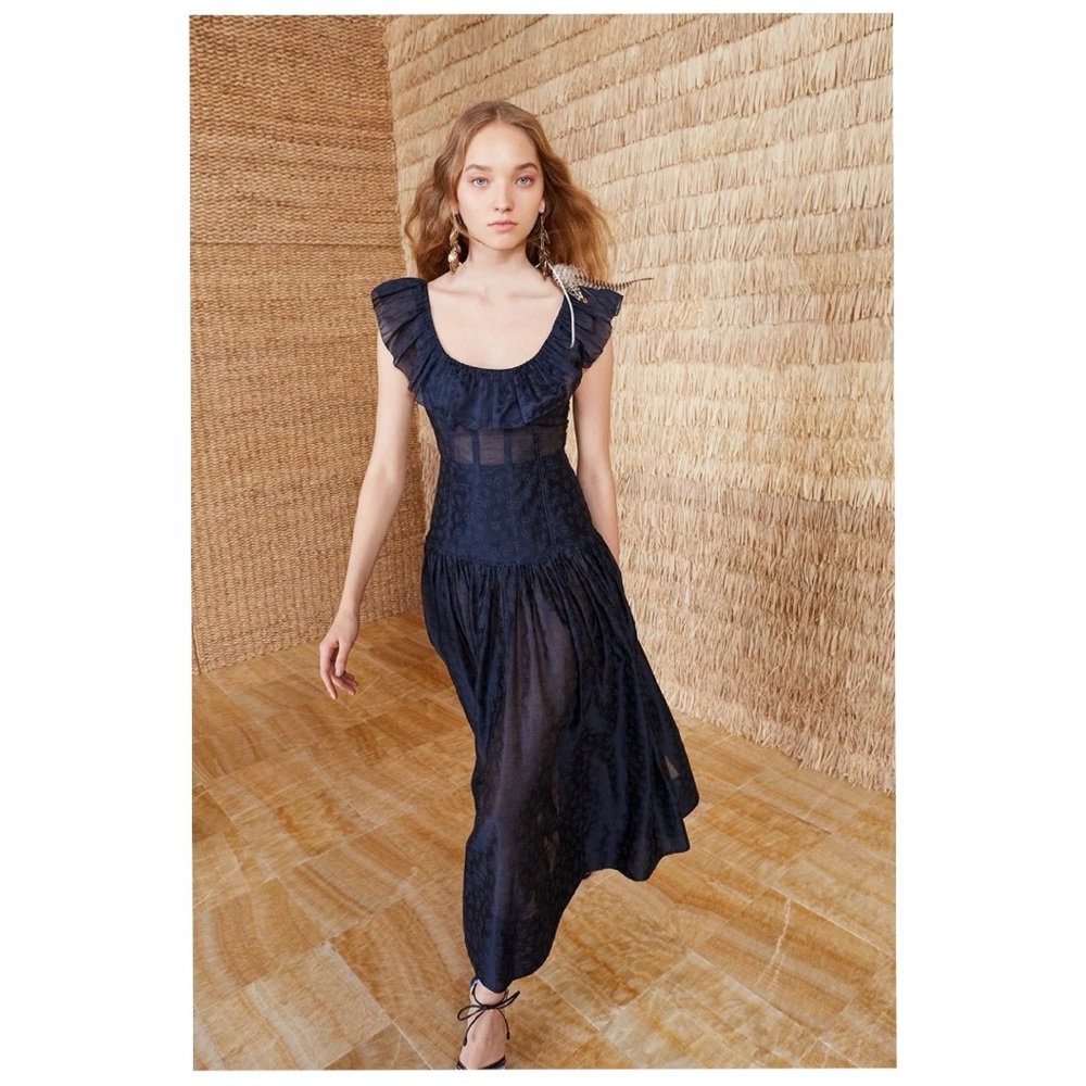 NWT Ulla Johnson Coretta Midi Dress Size 4